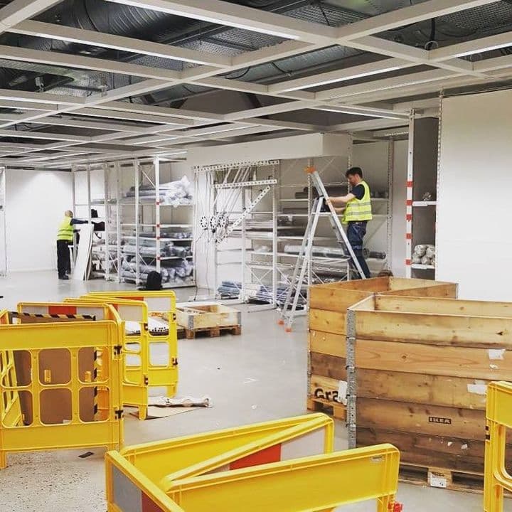 Renovatie van de karpettenafdeling in IKEA Duiven: een ware uitdaging voor het team