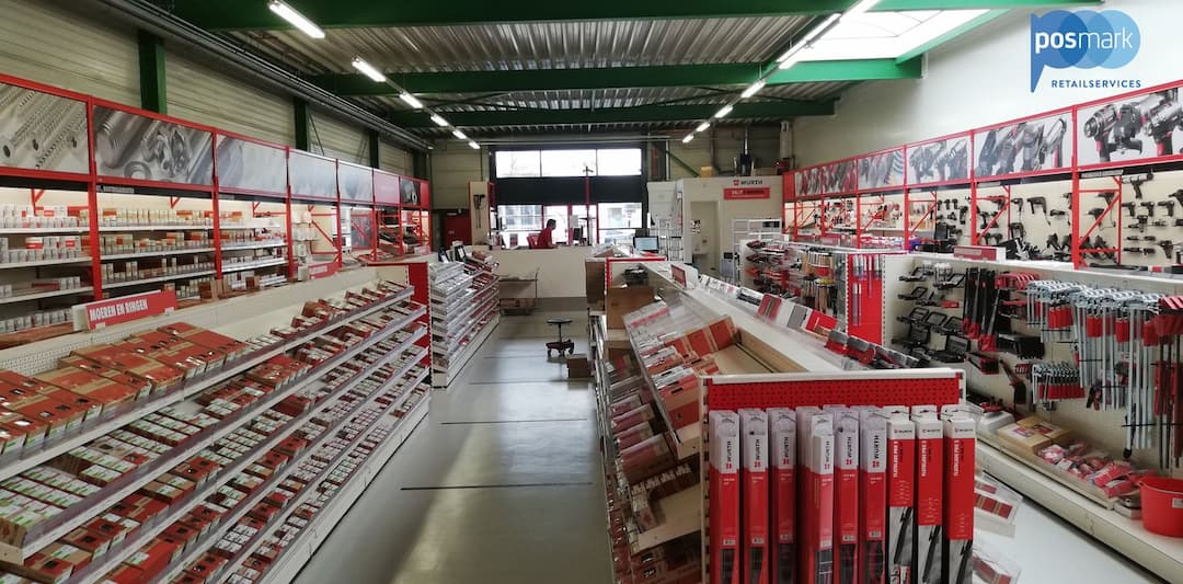 Herinrichting van de Würth Shop: een succesvol project met veelbelovende vooruitzichten